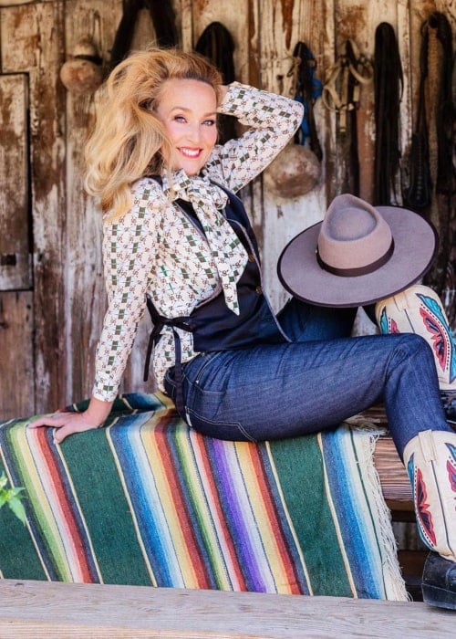 Jerry Hall as seen in an Instagram Post in May 2018