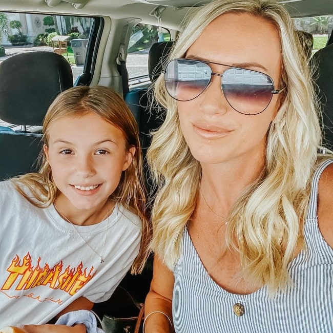 Kapri Rich as seen in a selfie that was taken with her mother Kendal Rich in September 2020