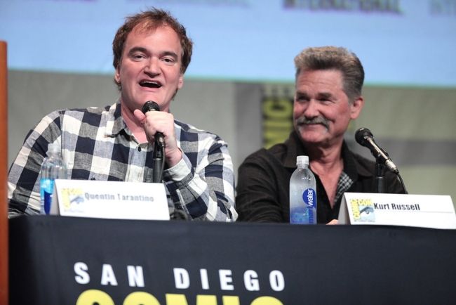 Kurt seen with Quentin Tarantino at the 2015 San Diego Comic-Con for The Hateful Eight