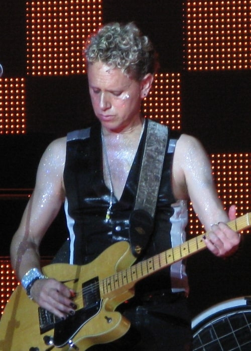 Martin Gore as seen while performing with Depeche Mode in December 2009