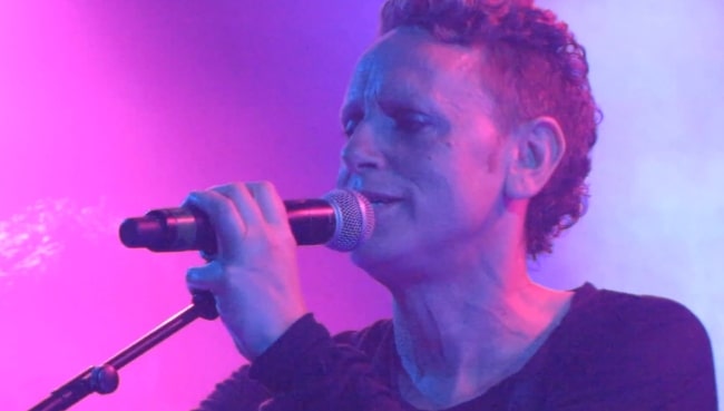 Martin Gore performing with Depeche Mode live at Troubadour in April 2013