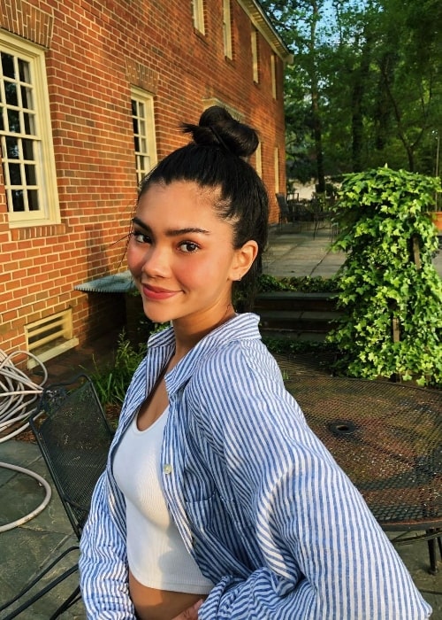 Myra Molloy as seen while smiling in an Instagram post in May 2020