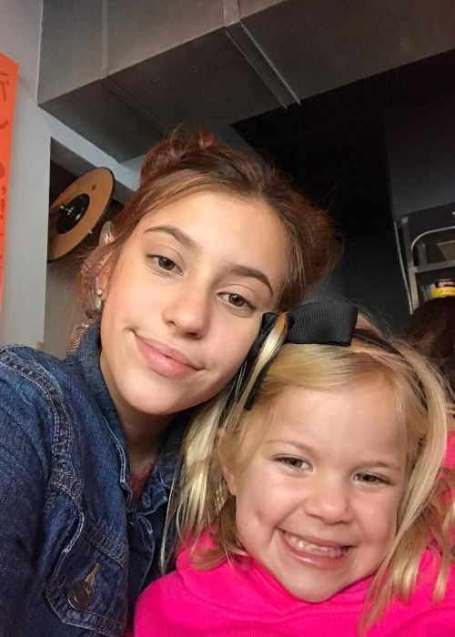 Rory Vlach as seen in a selfie that was taken with her sister Jayla Vlach in November 2018