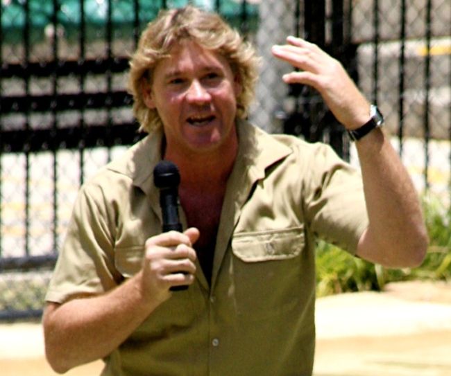 Steve Irwin as seen in 2005