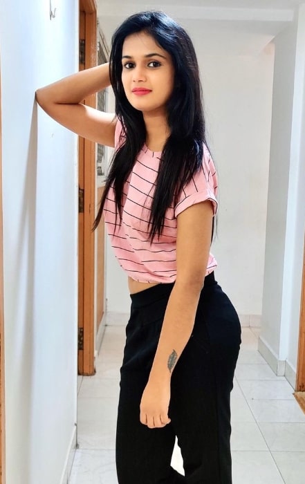 Ariyana Glory as seen while posing for the camera in April 2020
