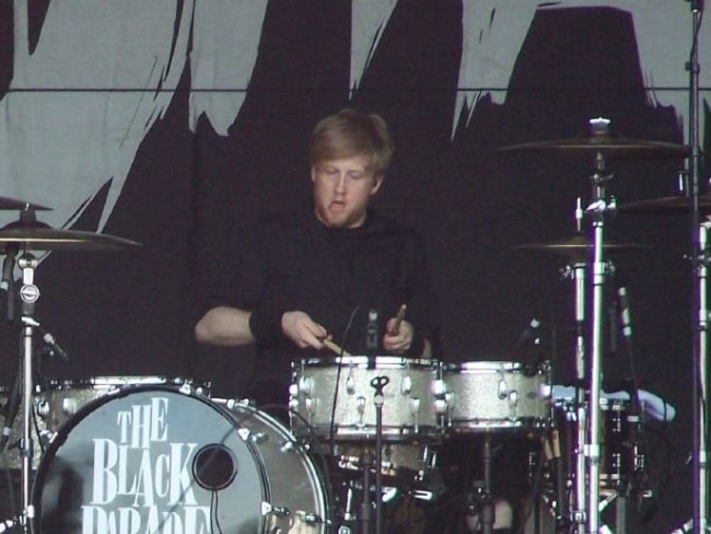 Bob Bryar as seen while performing with 'My Chemical Romance' in February 2007