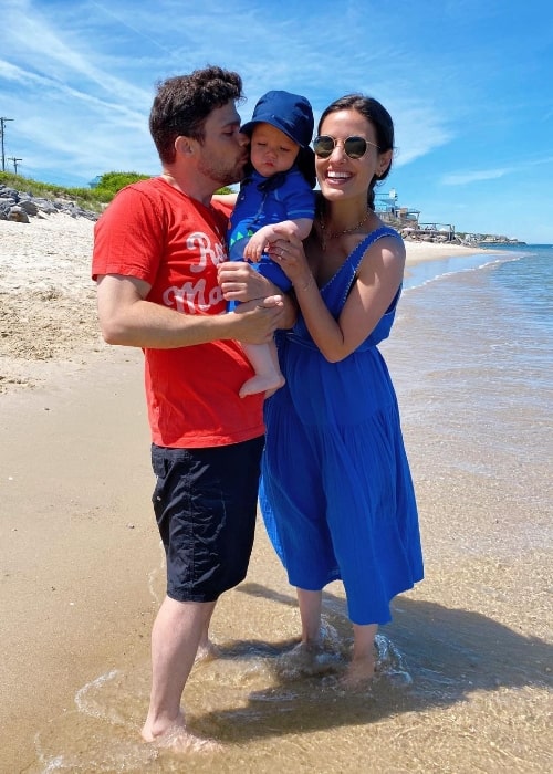 Breanne Racano pictured while enjoying her time with her family at the beach in Montauk, New York in June 2020