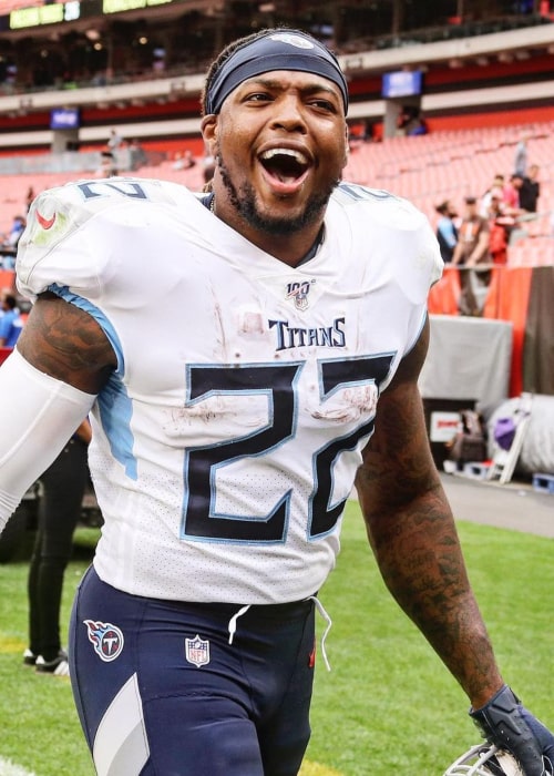 Derrick Henry as seen in an Instagram Post in September 2019