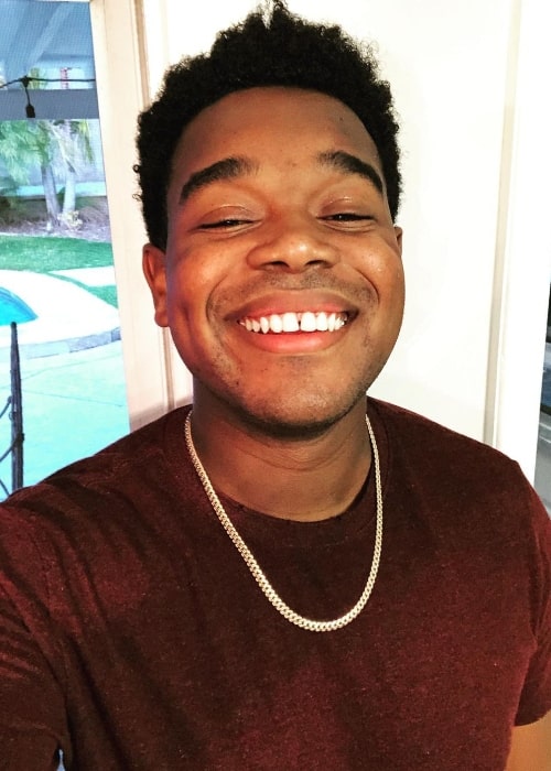 Dexter Darden smiling for a selfie in October 2020