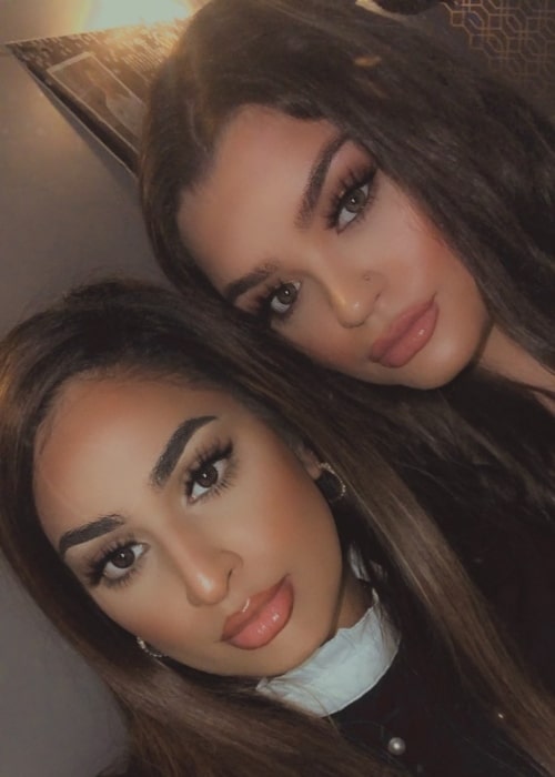 Doniya Malik as seen in a selfie that was taken with designer Maria Belal Butt in November 2019