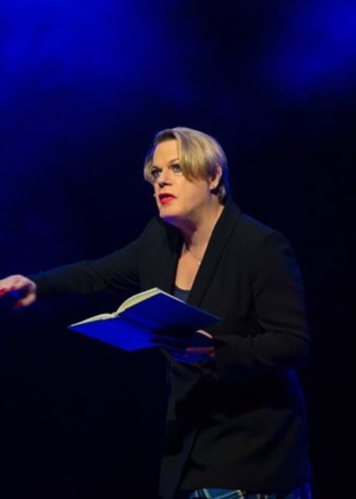 Eddie Izzard as seen in a Twitter Post in August 2020