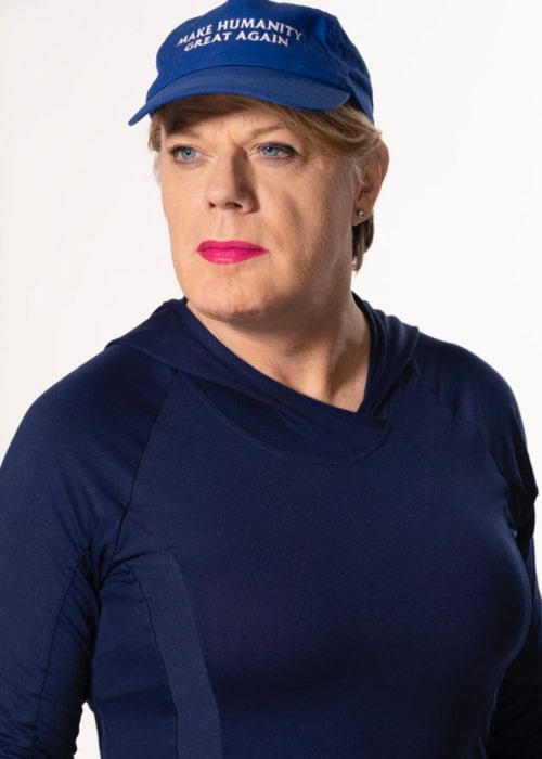 Eddie Izzard as seen in a Twitter Post in February 2020