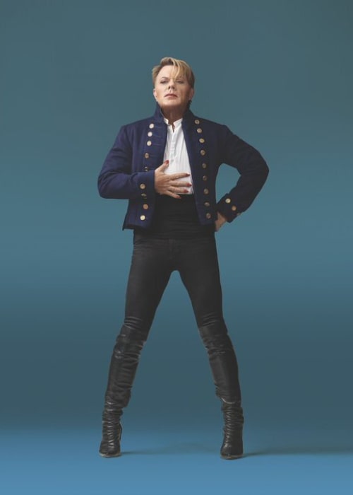 Eddie Izzard as seen in a Twitter Post in January 2020