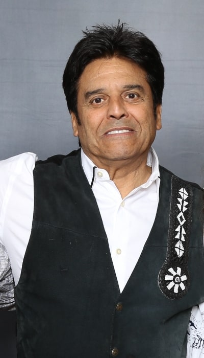 Erik Estrada as seen while posing for a picture at the Paradise City Comic Con in 2018