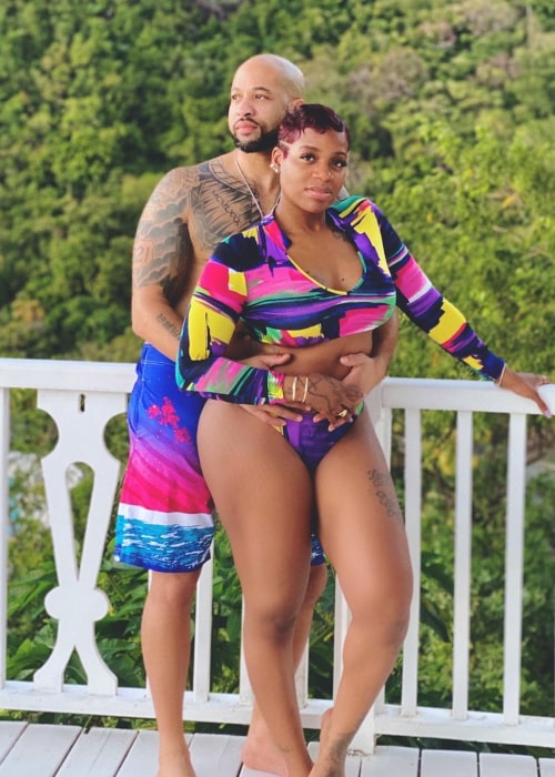 Fantasia Barrino and Kendall Taylor, as seen in January 2020