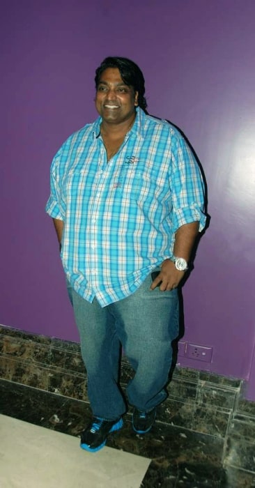 Ganesh Acharya as seen while posing for the camera at Kashmera Shah Calendar Launch in March 2011