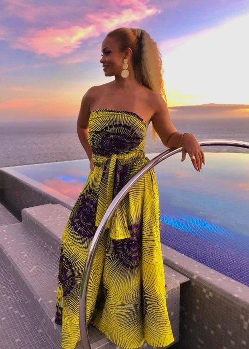 Gizelle Bryant as seen while posing for a stunning click in Maderia, Portugal