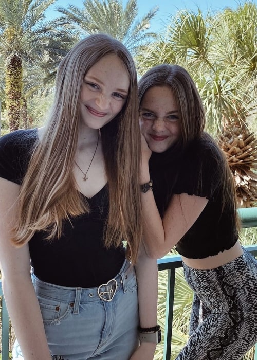 Gracie K as seen in a picture that was taken with Emma Faith in Orlando World Center Marriott in March 2020