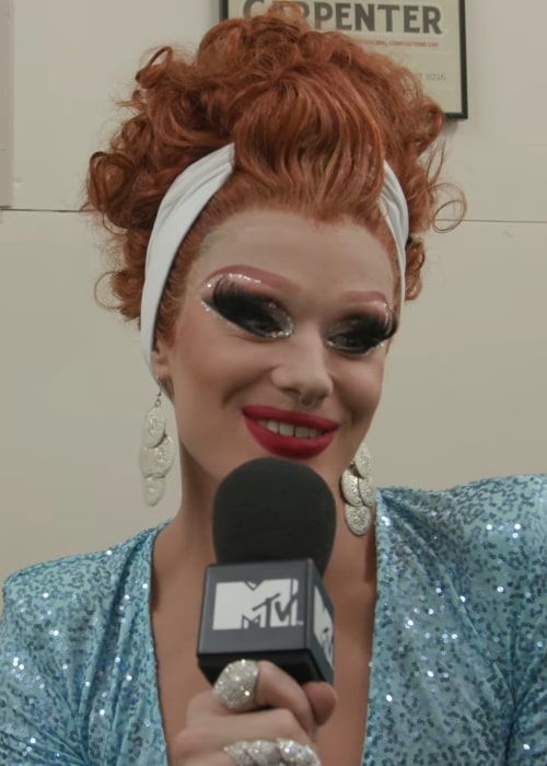 Ivy Winters as seen while being interviewed for MTV International in 2018