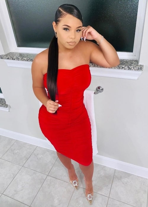 Jalyn Michelle as seen in a picture that was taken in Houston, Texas in October 2019