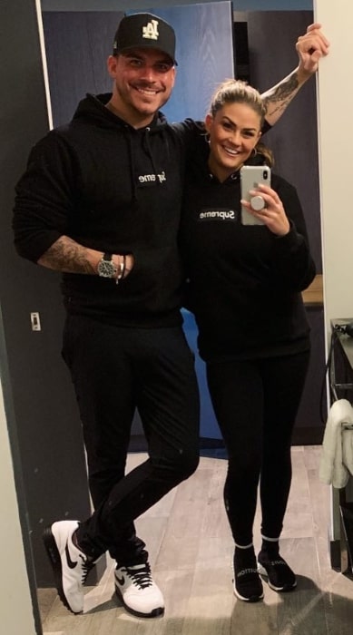 Jax Taylor as seen while smiling in a mirror selfie alongside Brittany Cartwright at Kimpton Hotel Van Zandt in March 2019