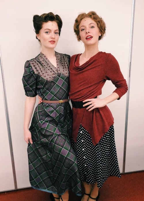 Jo Ellen Pellman as seen in a picture that was taken with actress Natalie Kastner in April 2018, at the Power Center for The Performing Arts