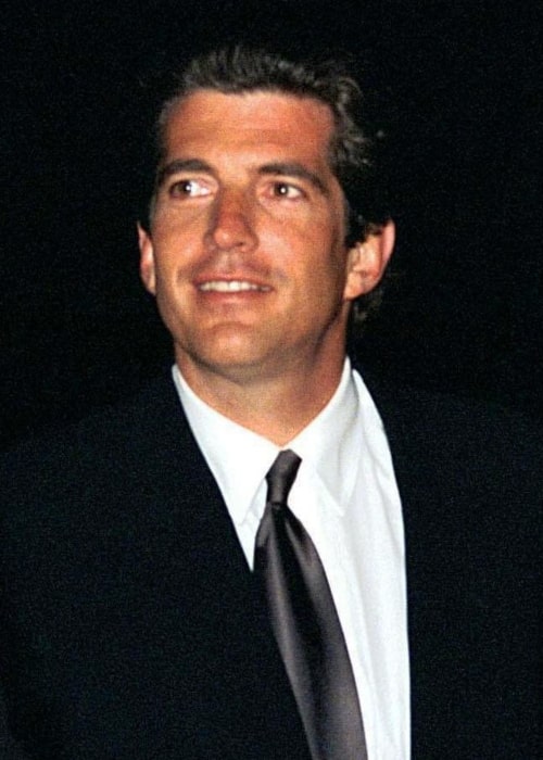 John F. Kennedy Jr. pictured at the HBO and Imagine Entertainment premiere held at Kennedy in 1998