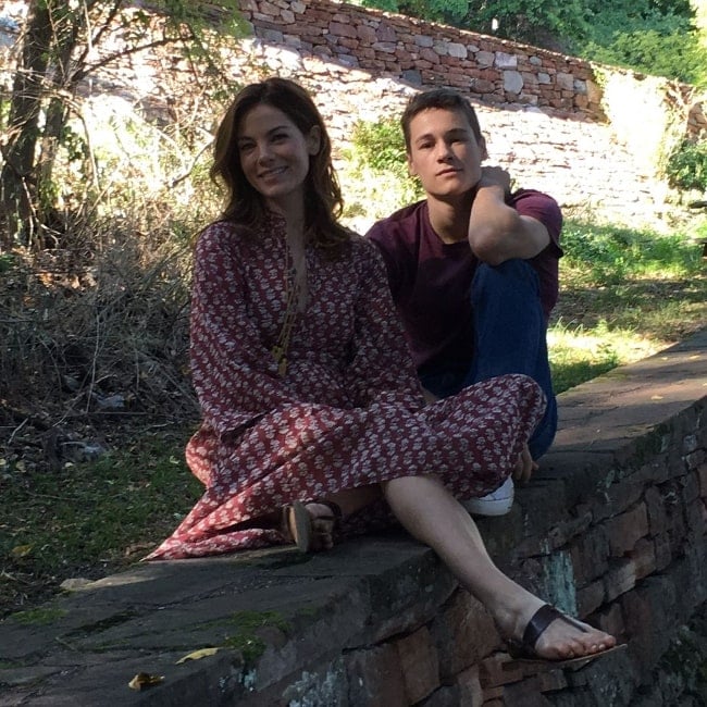 Kyle Allen as seen while posing for a picture along with his mother in March 2017