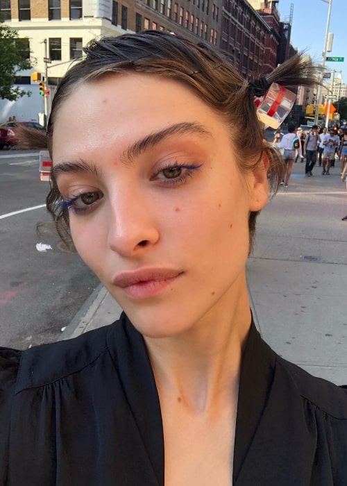 Lera Abova as seen in a selfie that was taken in New York City, New York in May 2018
