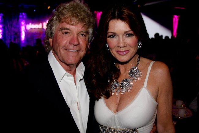 Lisa Vanderpump as seen with her husband Ken Todd in 2012