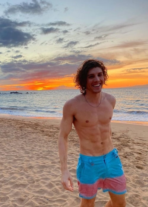 Lukas Gage as seen in a picture that was taken in November 2020, in Kihei, Hawaii