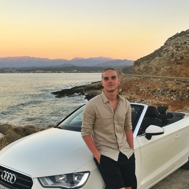 Marco Ilsø enjoying a road trip through Greece in August 2017