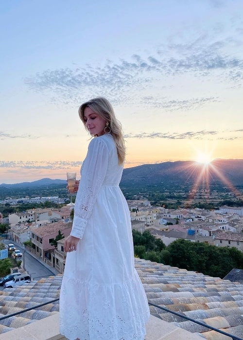 Nicola Millbank as seen while posing for a stunning picture in Capdepera, Islas Baleares, Spain