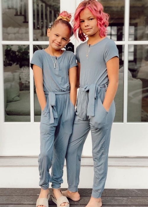 Perri LeRoy and her sister Reese LeRoy in a picture that was taken in September 2020
