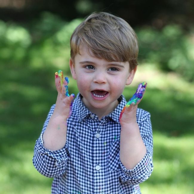 Prince Louis as seen on his 2nd birthday in 2020