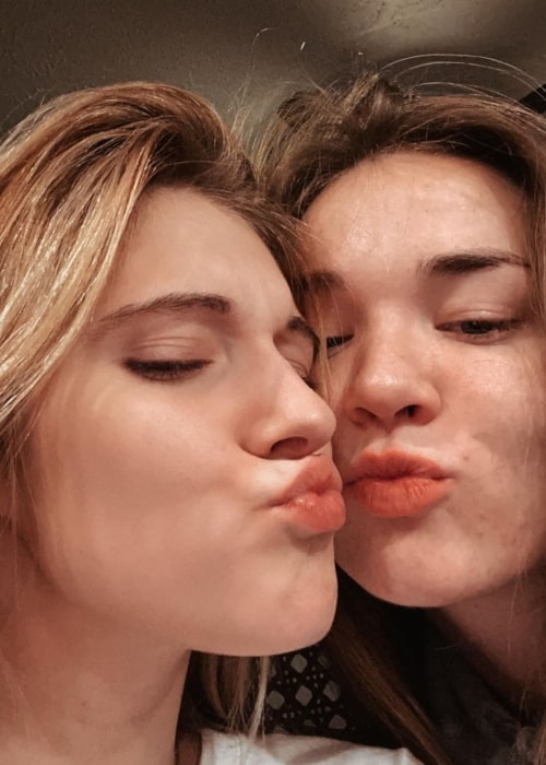 Pyper Jones as seen in a selfie that was taken with her girlfriend Alex Sperry in November 2020