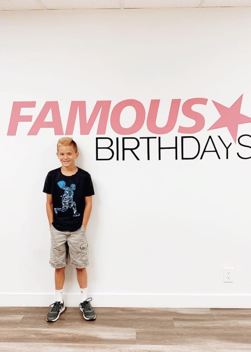 Rhett LeRoy as seen in a picture that was taken at the studio of Famous Birthdays in May 2019