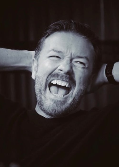 Ricky Gervais as seen in an Instagram Post in August 2018