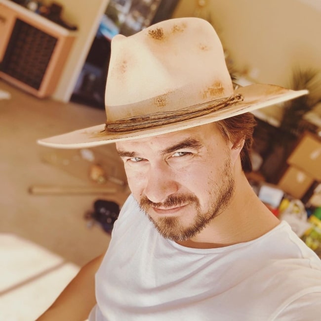 Rob Mayes as seen while clicking a selfie in Nashville, Tennessee in September 2020