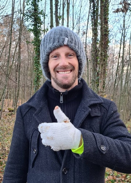 Romain Grosjean as seen in an Instagram Post in December 2020