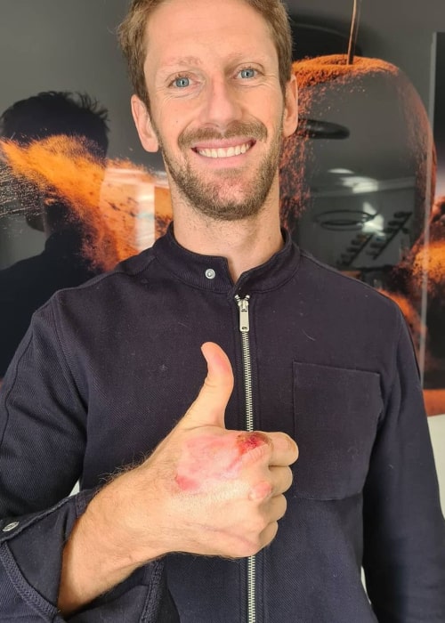 Romain Grosjean as seen in an Instagram Post in November 2020