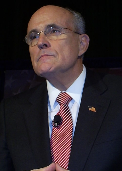 Rudy Giuliani as seen at a 2008 Campaign event in Derry, Rockingham County, New Hampshire