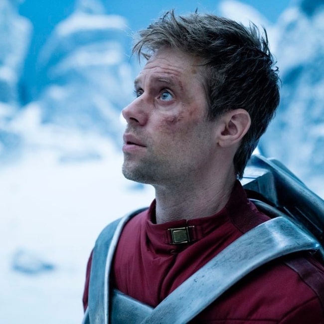 Shaun Sipos as Adam Strange in the TV show Krypton in August 2019