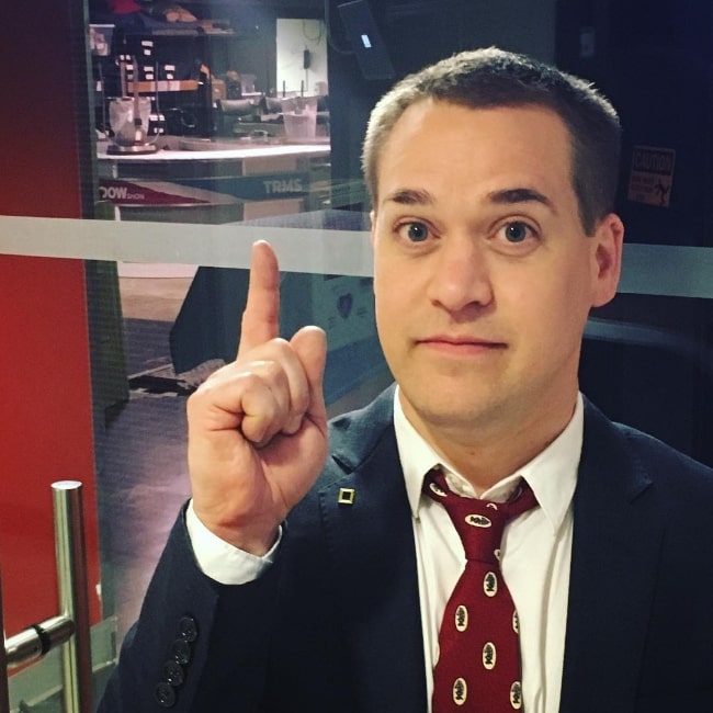 T. R. Knight as seen at the Rockefeller Center in New York City, New York in April 2018