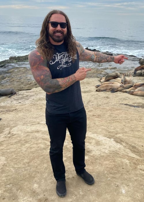 Tim Lambesis as seen in an Instagram Post in November 2020