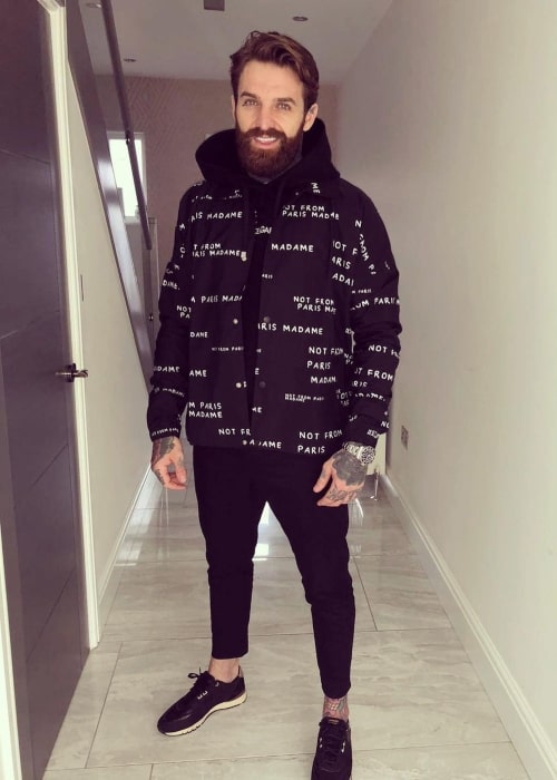 Aaron Chalmers in November 2019 enjoying a cinema day with the kids