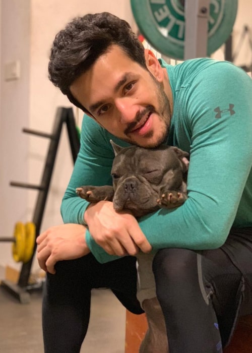 Akhil Akkineni as seen in an Instagram Post in January 2019