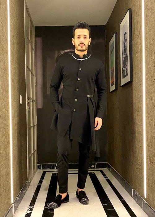 Akhil Akkineni as seen in an Instagram Post in November 2019