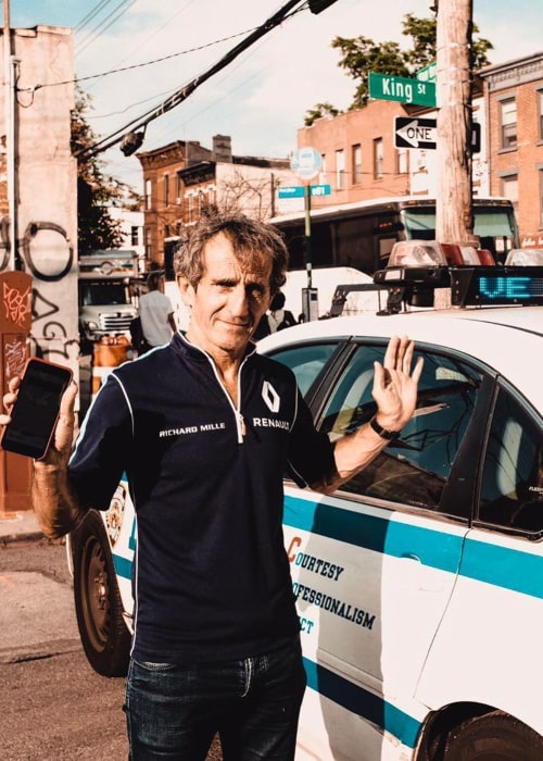 Alain Prost as seen in an Instagram Post in July 2017