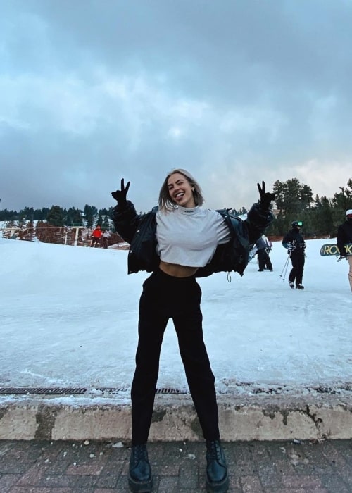 Alexa Keith as seen in a picture that was taken at the Big Bear Lake, California in December 2020